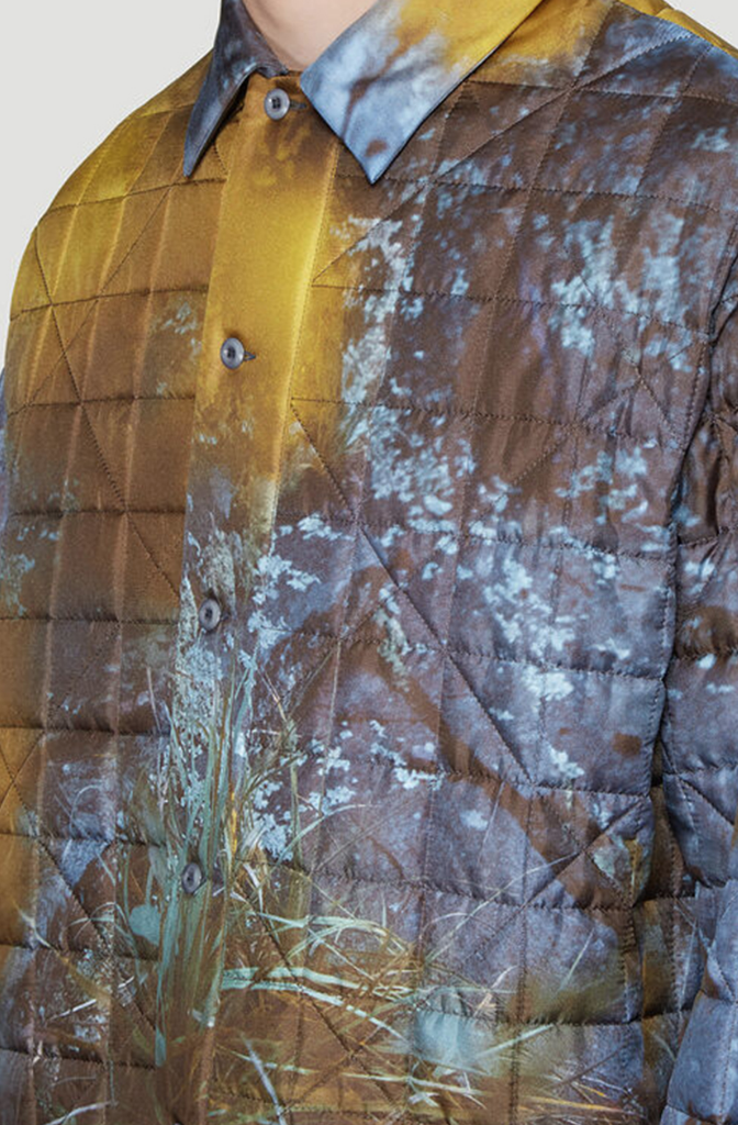 ジャケット・アウター OAMC POLLY FLOWER NIGHT SHIRT JACKET OAMC Polly Shirt Jacket With All-Over Flower Print — Fashion